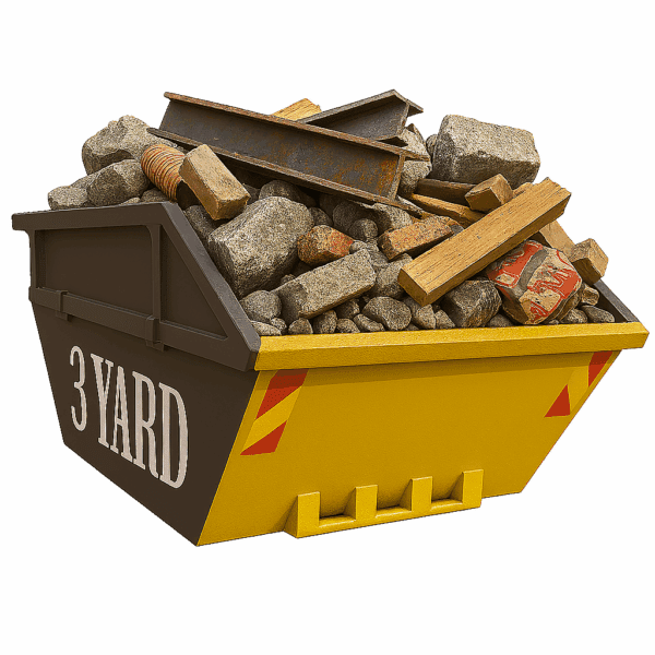 3 YARD MIXED CONSTRUCTION WASTE SKIP