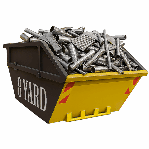 8 YARD MIXED METAL WASTE SKIP